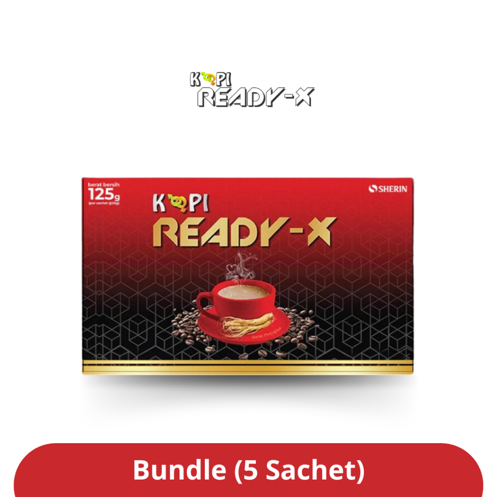 

Kopi Ready X - Paket Bundle 1box 5 sachet
