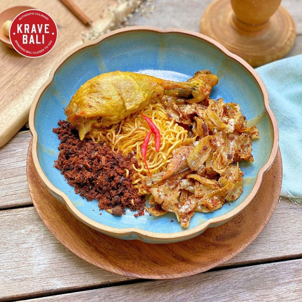 

KRAVE BALI Nasi Campur Pedas Ibu Andika 175g – Cita Rasa Asli Bali yang Bikin Kangen