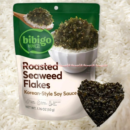 

Bibigo 50gr Roasted Seewed Flakes With Korean Style Soy Sauce Rumput Laut Tabur Abon