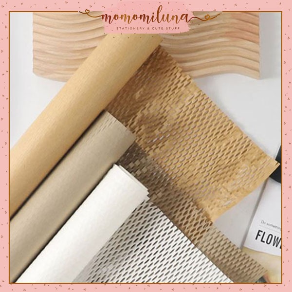 

Honeycomb cellophane flower bouquet wrapping paper kertas pembungkus buket bunga sarang lebah HB1670