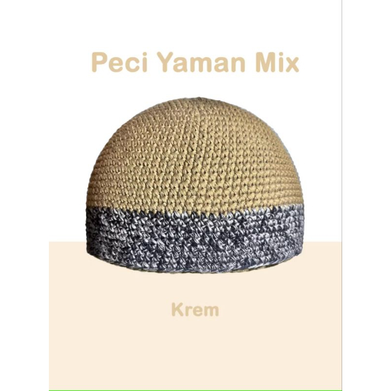 Foresta Peci Rajut Yaman Mix List - Peci Rajut Premium - Peci Rajut Dewasa - Peci Rajut Original - P