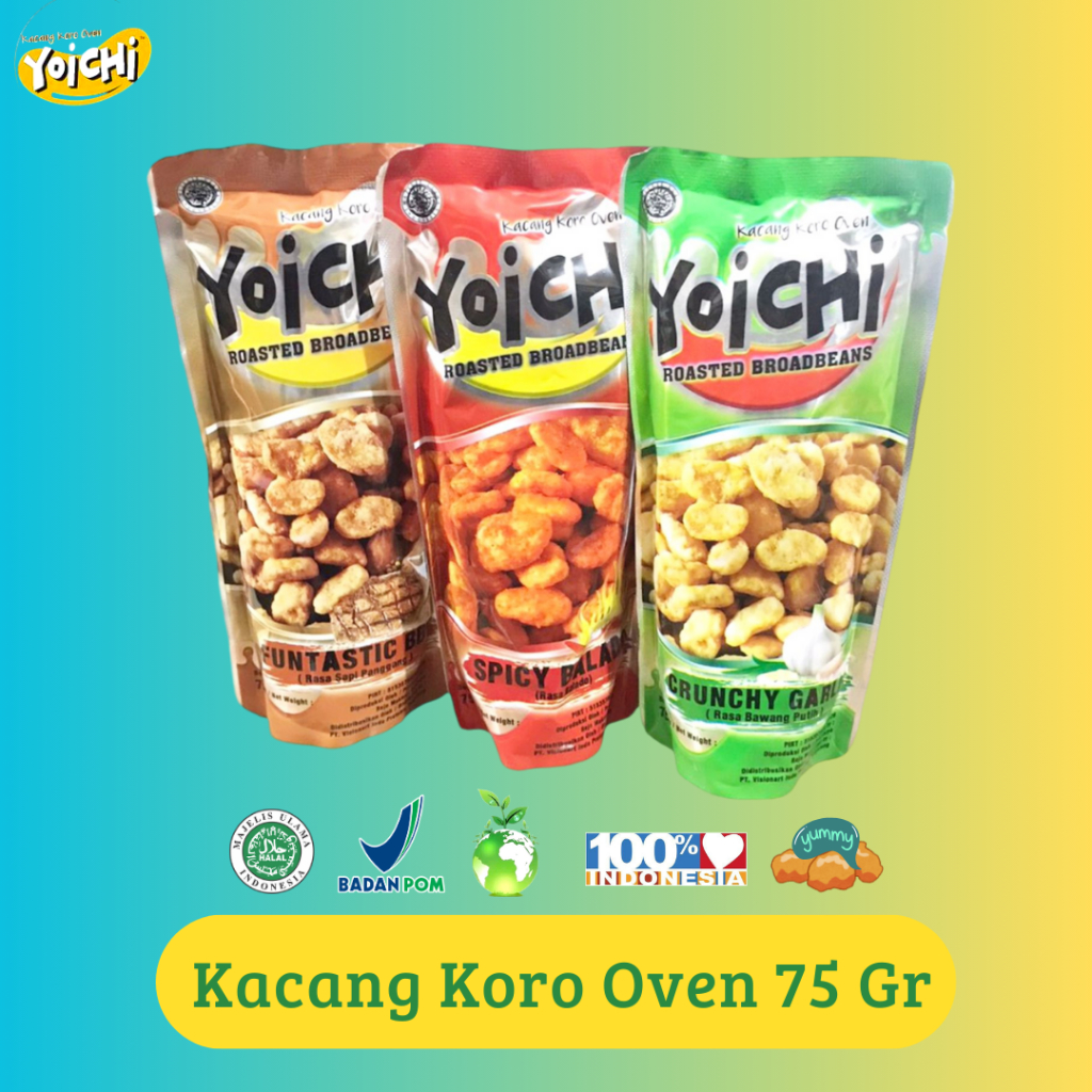 

YOICHI Kacang Koro Oven 75 gr - Makanan