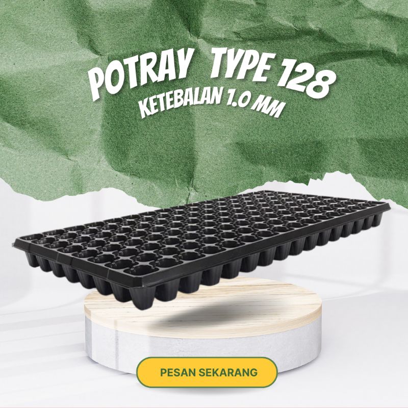 Potray semai lubang 128 ketebalan 1.0mm