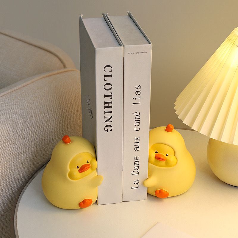 

Duck Book Stand / Sandaran Buku Pembatas Buku Book Standing Bebek Homedecor Pajangan Meja Kerja