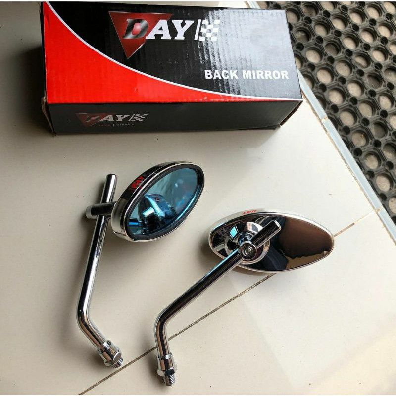 KACA SPION VARIASI OVAL KECIL DAY DRAT 14 CB GL MEGAPRO TIGER DLL