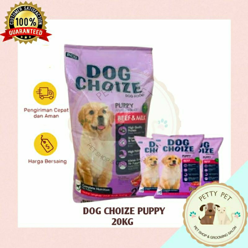 DOG CHOIZE PUPPY DOG FOOD 20KG MAKANAN ANJING PUPPY