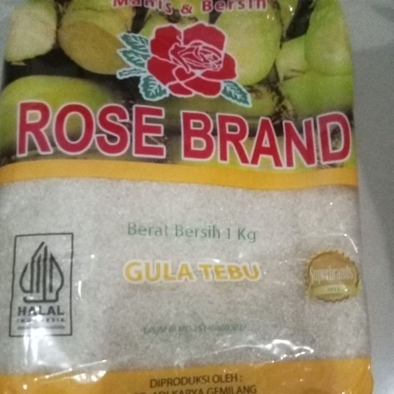 

Rose brand kuning gula kristal putih 1 kg