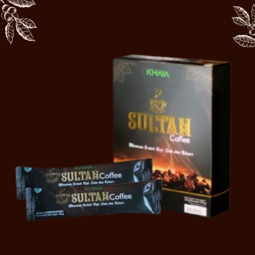 

Instan KHAIA Sultan Coffe Pria Dewasa 1 box 10 sachet