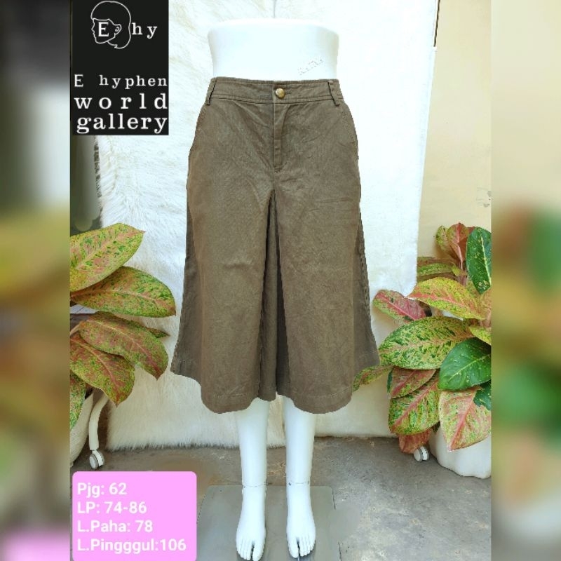 E hyphen world gallery Culottes Short Celana Kulot Pendek Wanita