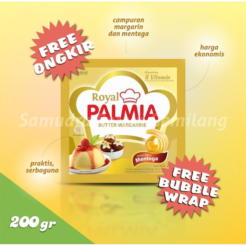 

Butter Margarin 200gr royal palmia