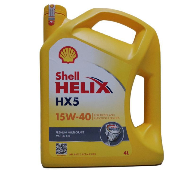 Oli Mobil Bensin Shell Helix 4 liter 15W-40