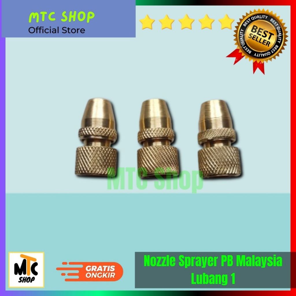 Sprayer Kabut 1 Lubang PB Malaysia | Nozzle Semprotan Brass Kabut Lubang 1 Malaysia |Sprayer Semprot