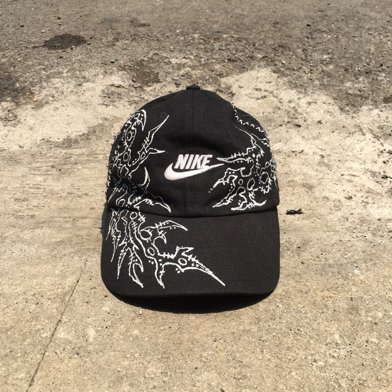 topi nike vintage black custom