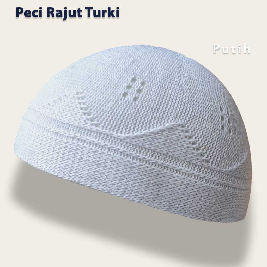 peci rajut turki handmade untuk sholat / taraweh