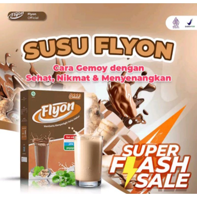 

FLYON SUSU penggemuk badan menambah Nafsu Makan Dan Menambah Berat Badan