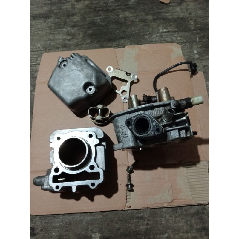 blok head silinder cop+boring isian Yamaha Mio j PNP Mio GT soul GT 54P original copotan