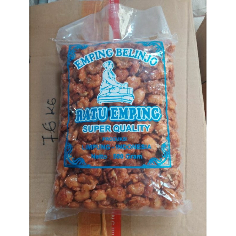 

Emping Kletuk Pedas Ratu 500g / Ratu Emping Super