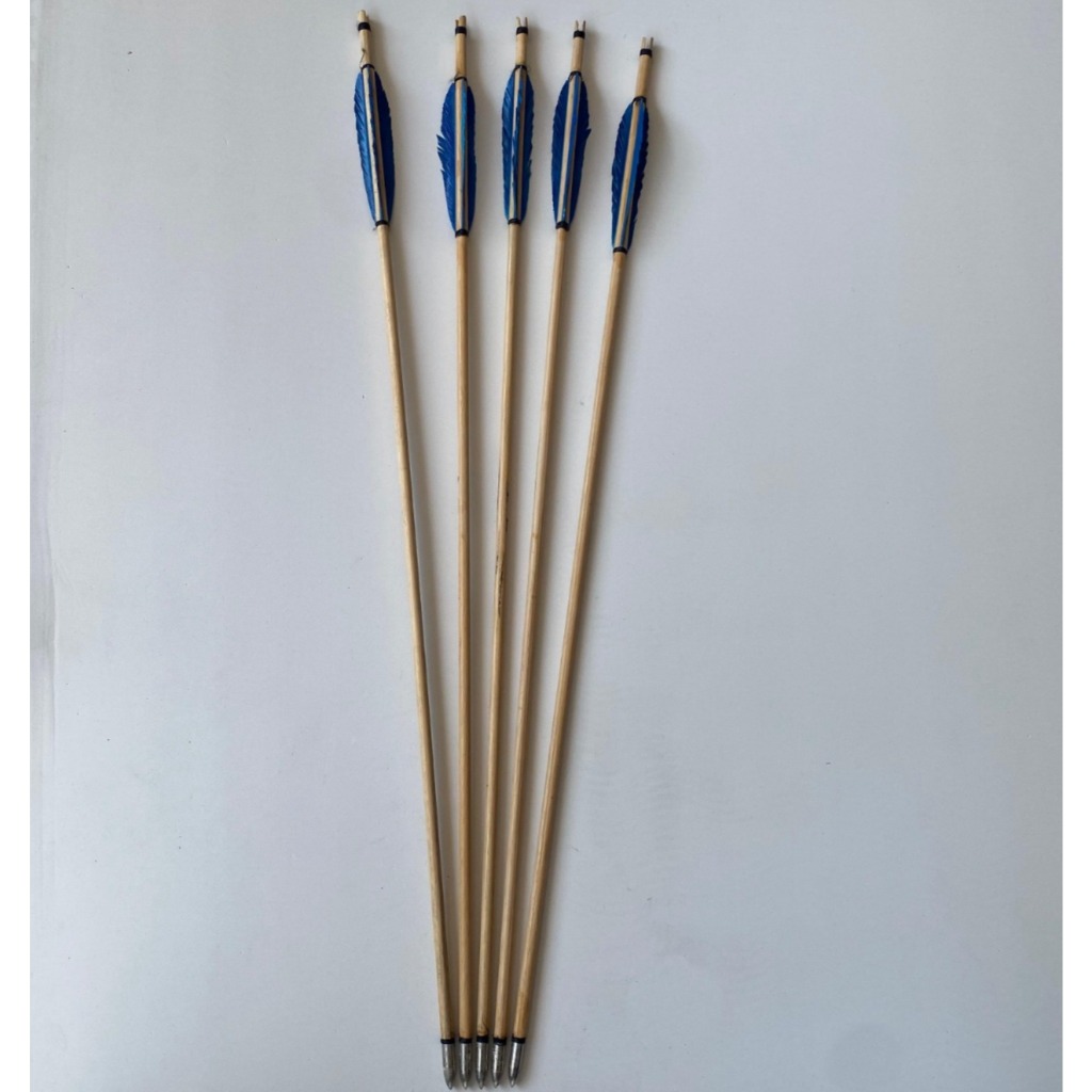 3PCS ARROW PANAHAN KAYU BAMBU / ANAK PANAHAN KAYU