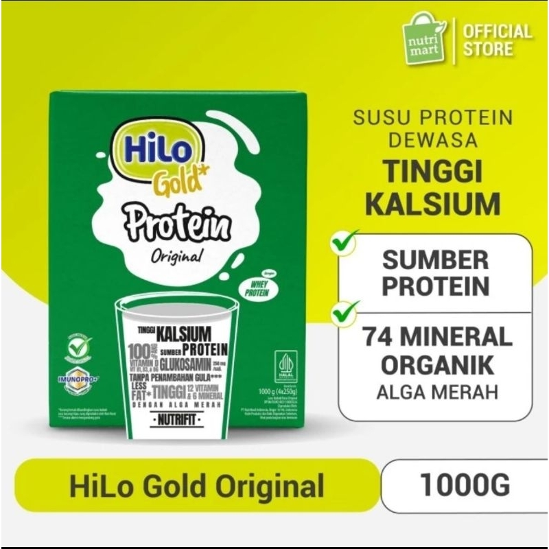 

Hilo Gold Original 1000 gr , Cokelat / Tropicana slim low fat milk Macchiato Coffee 500 g