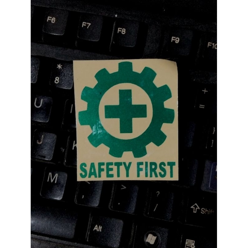 

sticker cutting loho K3 safety first