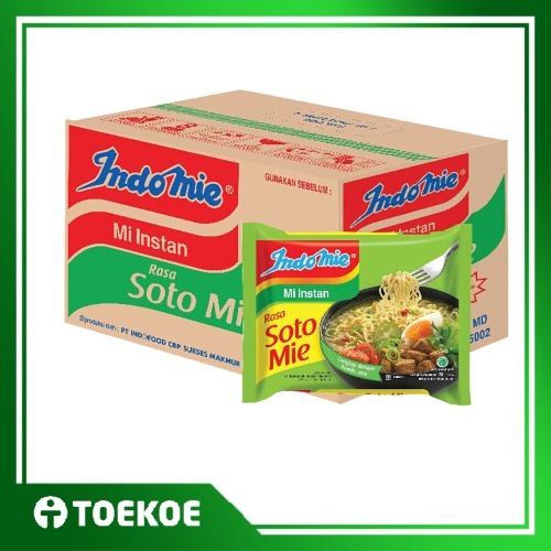 

TOEKOE Indomie Soto 1 Dus Karton Isi 40 Bungkus