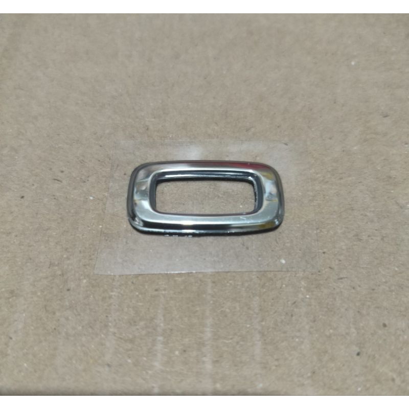 [silver crome] emblem logo huruf O Scoopy k2f timbul original