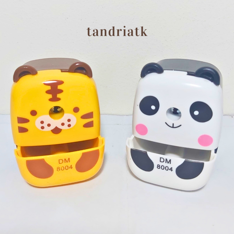 

[FREE BUBBLE+DUS] Serutan Rautan Meja Putar Duduk Fancy Singa Lion Panda 8004