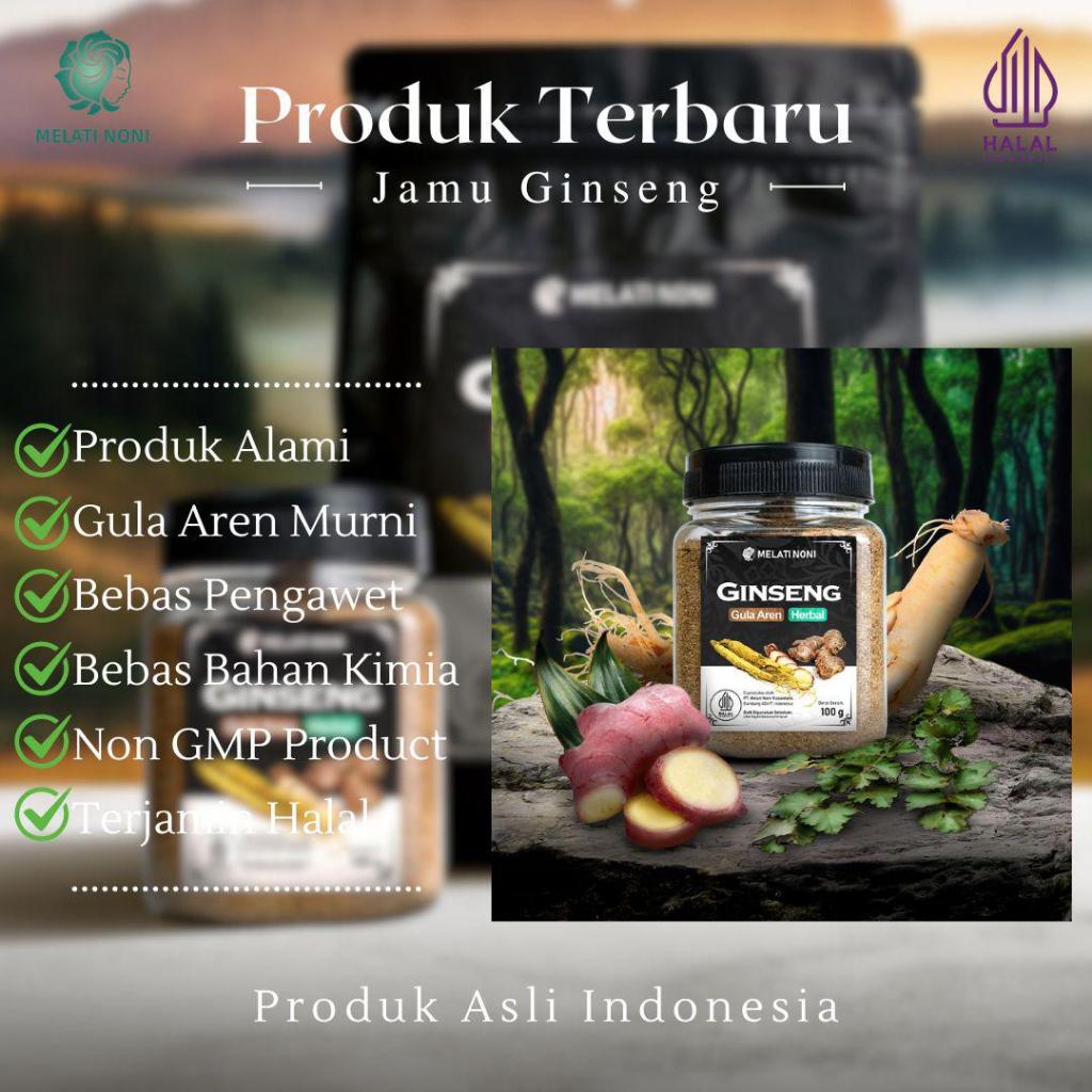 

RB22 GINSENG Jahe Merah Purwaceng Pasak Bum Gula Aren Herbal Stamina Pria Original 1 Kg Melati Noni