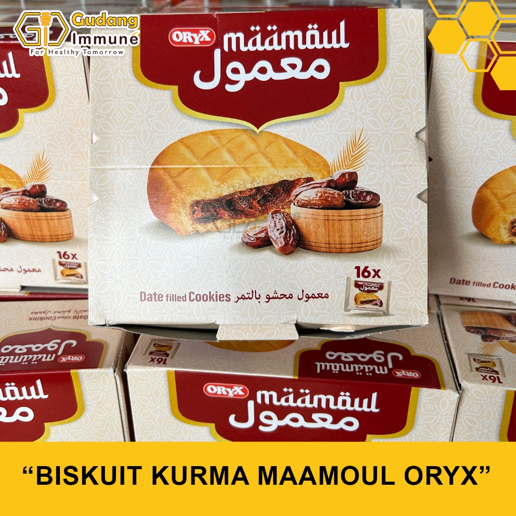 

Biskuit Kurma Maamoul Oryx | Kurma Arab | Biskuit Arab | Kue Khas Arab | Gudang Immune