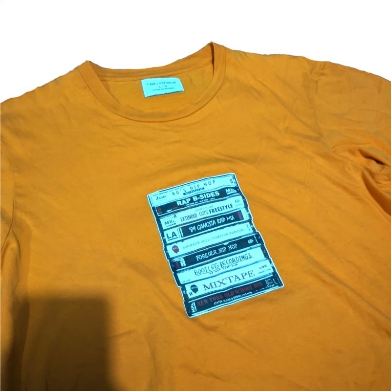 kaos hip hop 80s kaset pita / hip hop cassette shirt