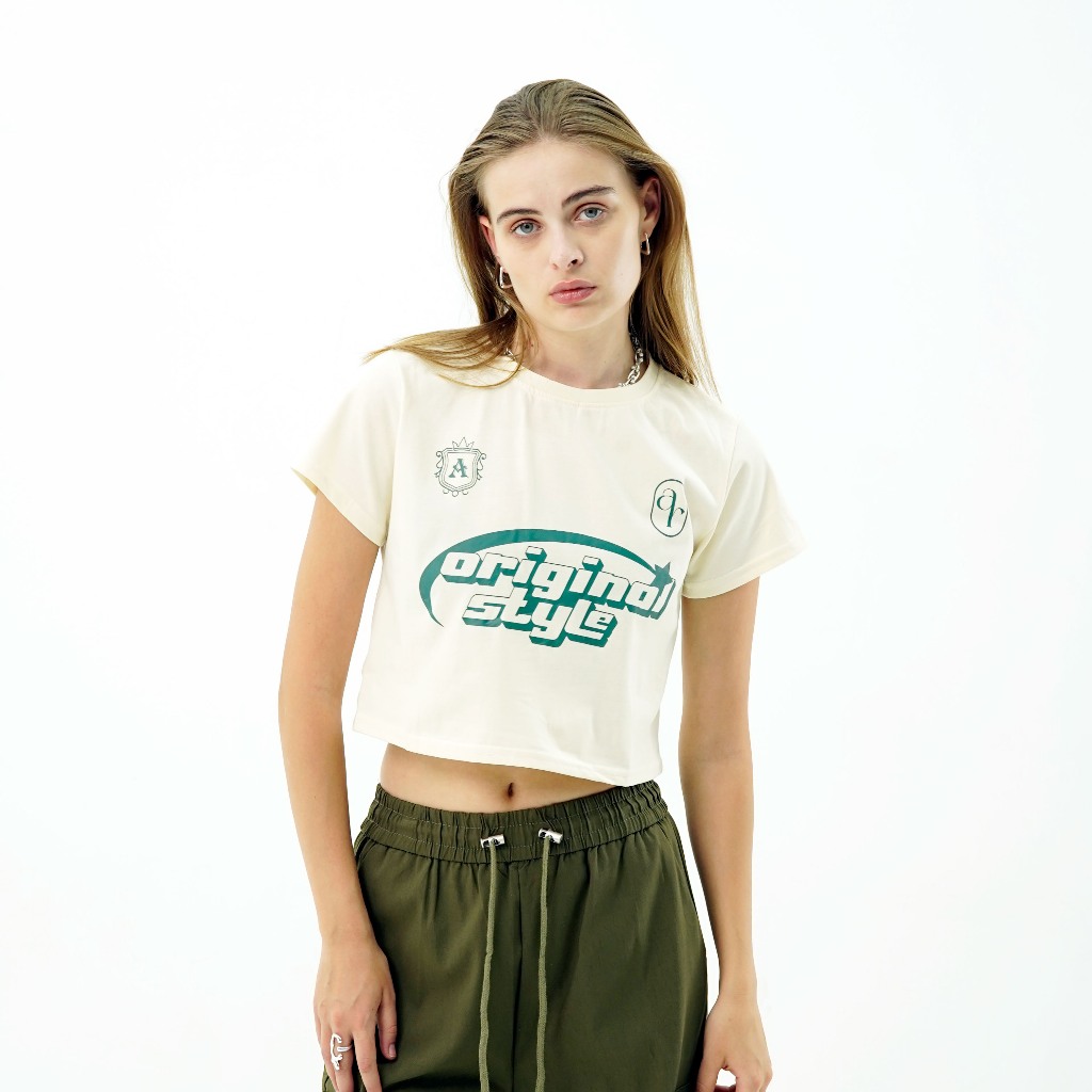 AMR Original - Kaos Crop Original Style 003 - Atasan Wanita