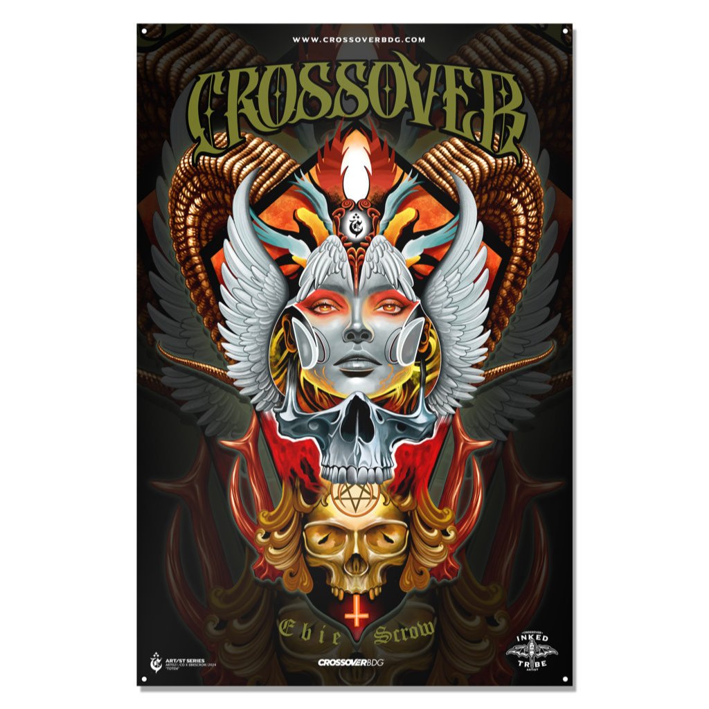 FLAG BANNER CROSSOVER X EBIE SCROW