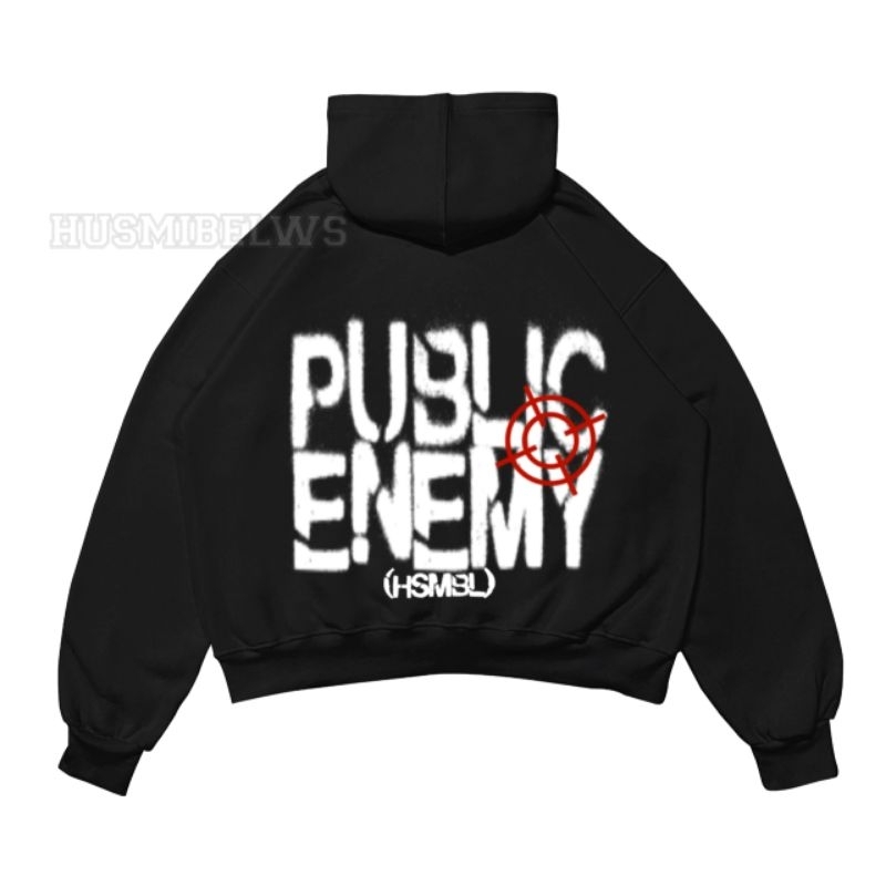 Hoodie jaket starboy PUBLIC ENEMY unisex reguler cotton || HUSMIBELWS