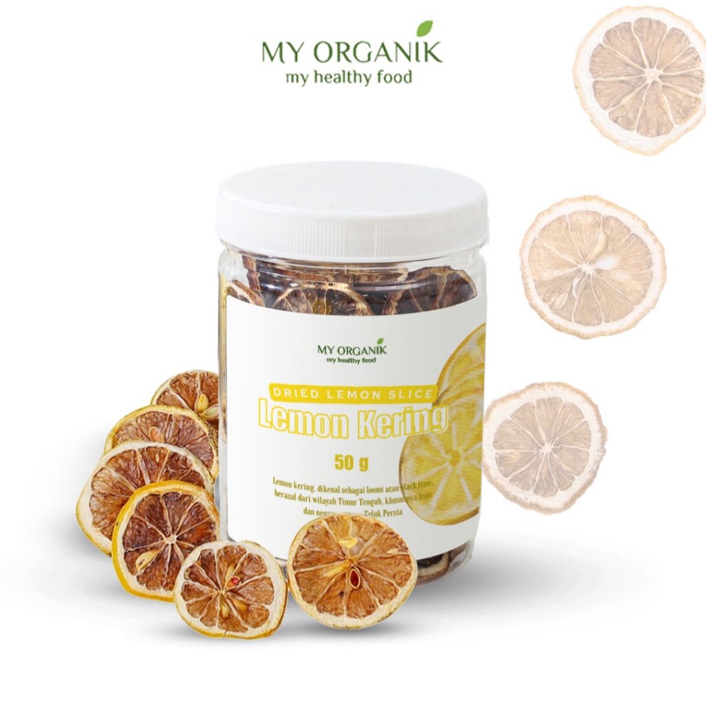 

My Organik Lemon Kering Iris Lemon Dried Buah Lemon Seduh Slice Kaya Kandungan Vitamin & Mineral