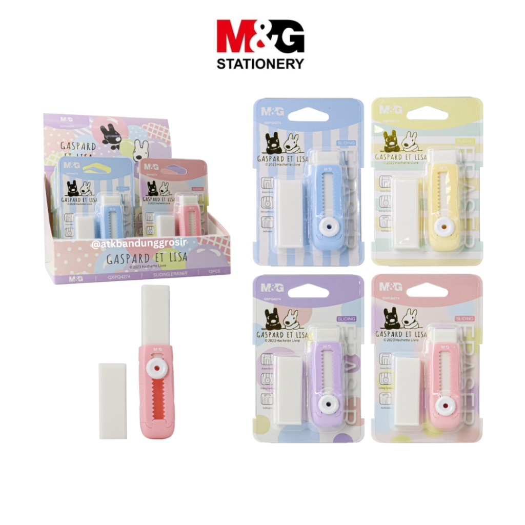 

Push Eraser + Refil M&G Gaspard Et Lisa Penghapus + Refil Penghapus Besar Putih #QXPQ4274 - Satuan