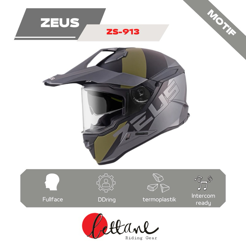 Helm Zeus ZS913 - Fullface Double visor
