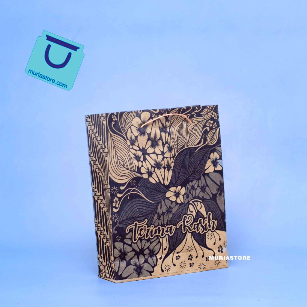 

Paper Bag Kado Tas Kertas Motif Batik 16x5x21