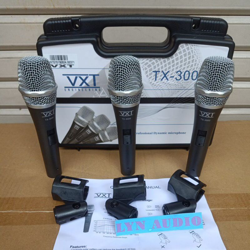 MIC KABEL VXT TX3000 ISI 3 PCS ORIGINAL TX 3000