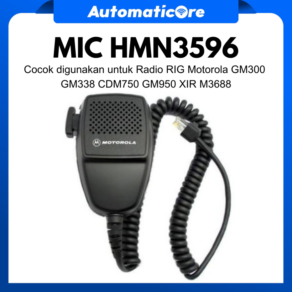 Extra Mic Rig Motorola Handmic XIR M3688 GM 3688 GM300 GM3188