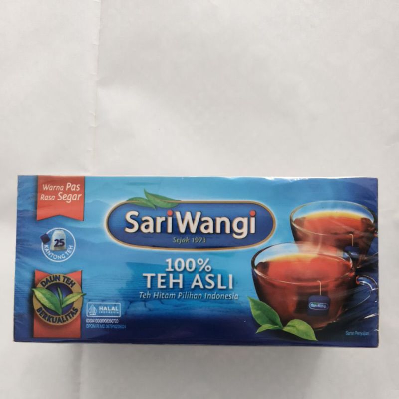 

TEH SARIWANGI CELUP KOTAK 25'S TEH ASLI