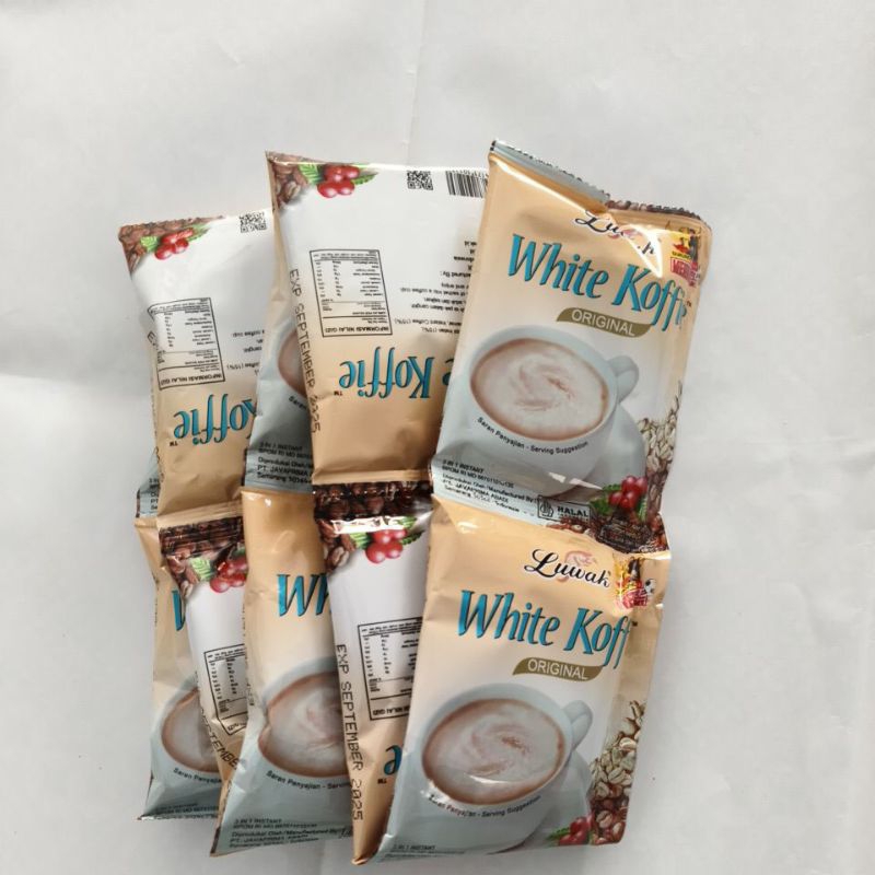 

KOPI LUWAK WHITE KOFFIE ORIGINAL 10X20GR SACHET