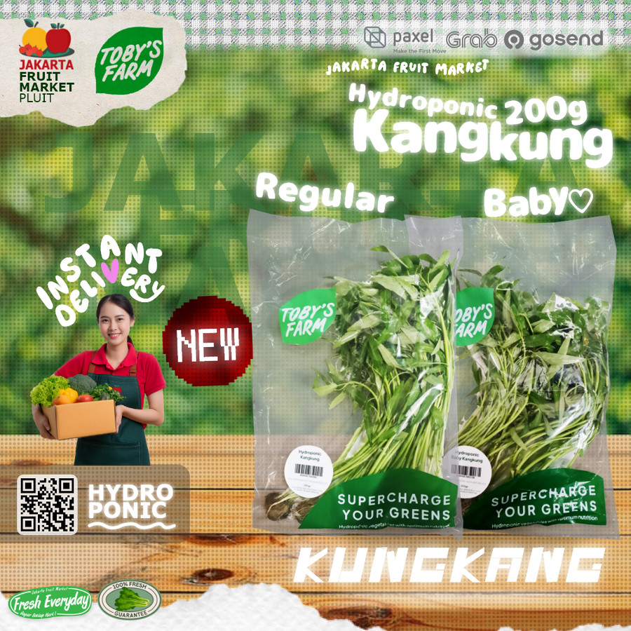 

TOBY'S FARM KANGKUNG HYDROPONIC sayur tobys segar hidroponik