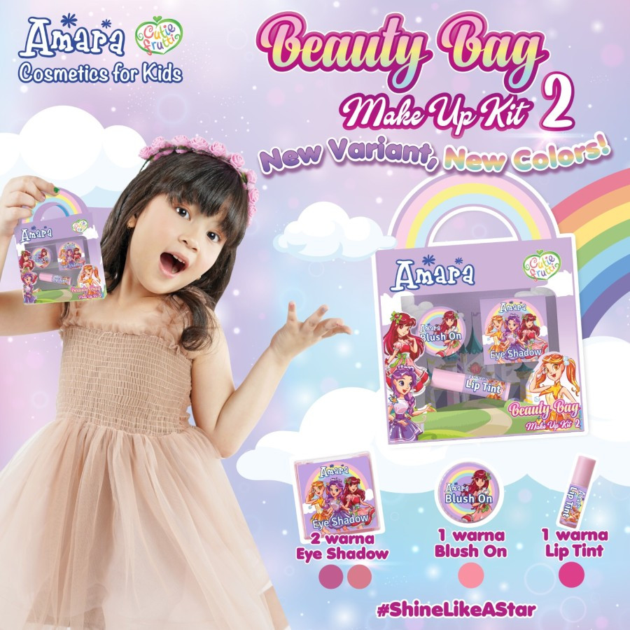 Amara Beauty Bag Make Up Kit / Make Up Anak