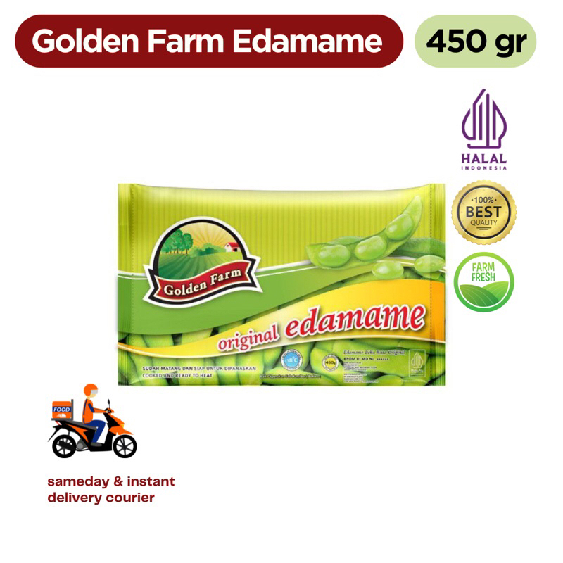 

Vegetable Frozen Golden Farm Edamame Original 450gr