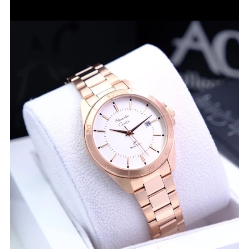 jam tangan wanita original ALEXANDRE CHRISTIE AC1011LD STAINLESS STEEL