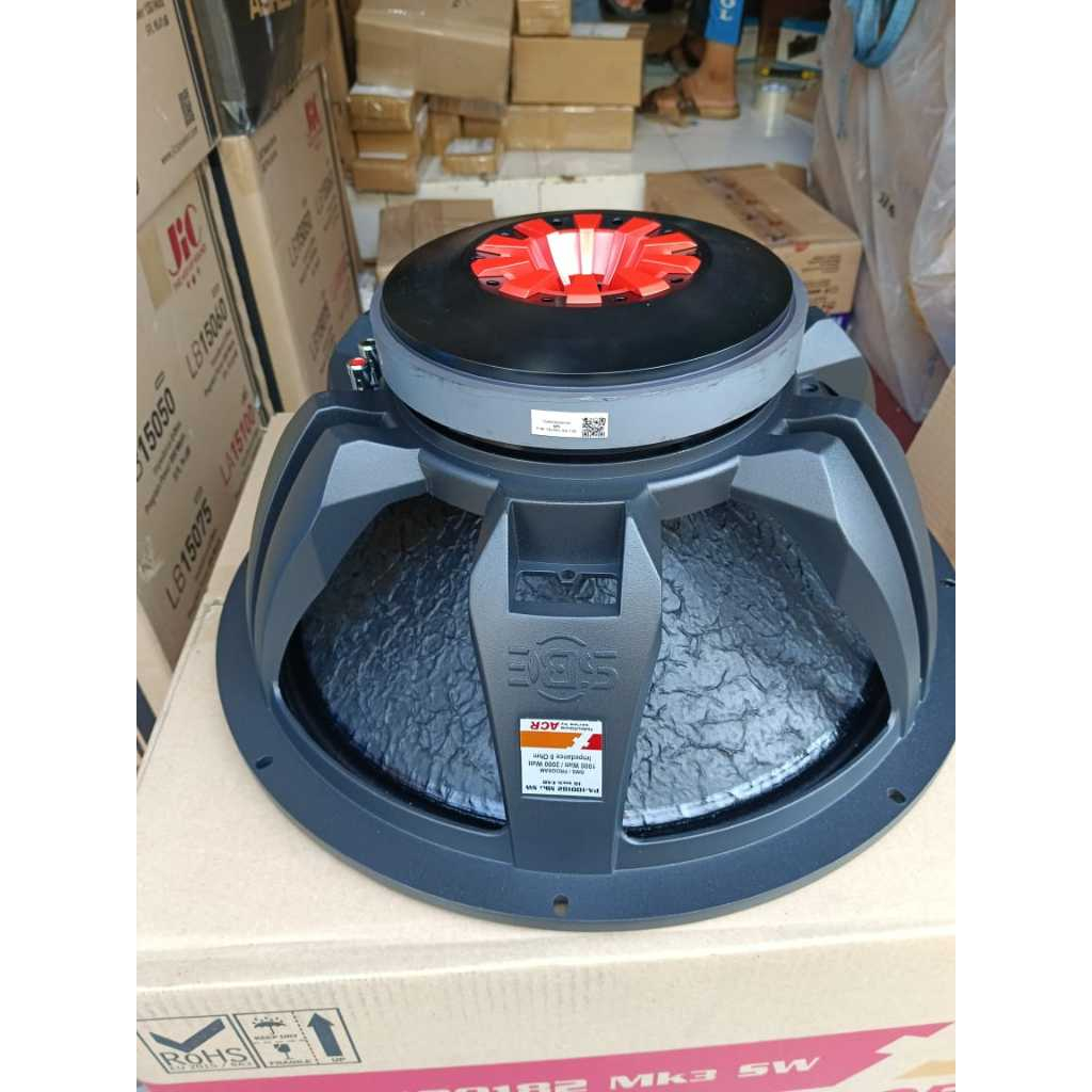 Speaker ACR Fabulous 18 inch PA 100182 MK3 SW 2000 W /speaker 18" fabolus Pa 100182 SW 1200 worigina