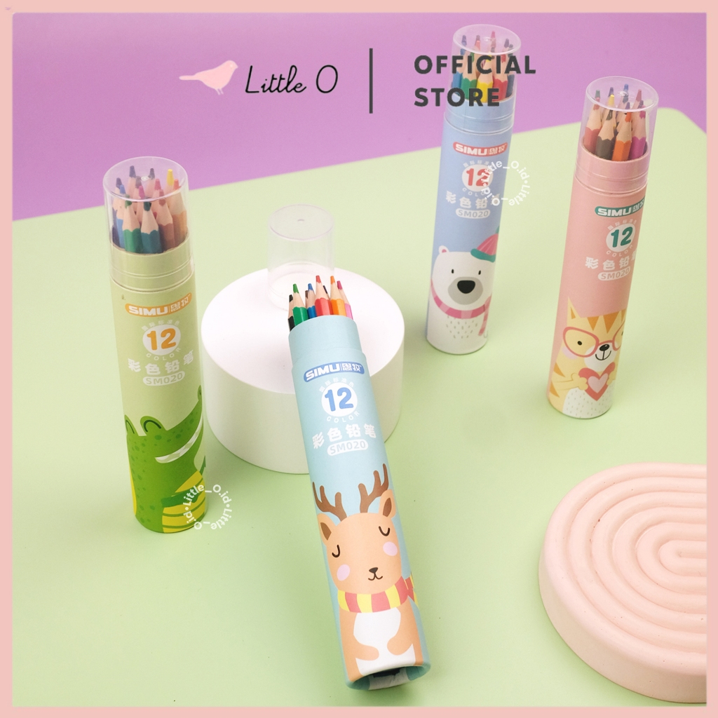 

Unicorn Animals Colour Pensil Warna Tabung 12 & 18 Warna Karakter Coloring Pencils + Rautan Back To Schoolncils Pensil Warna