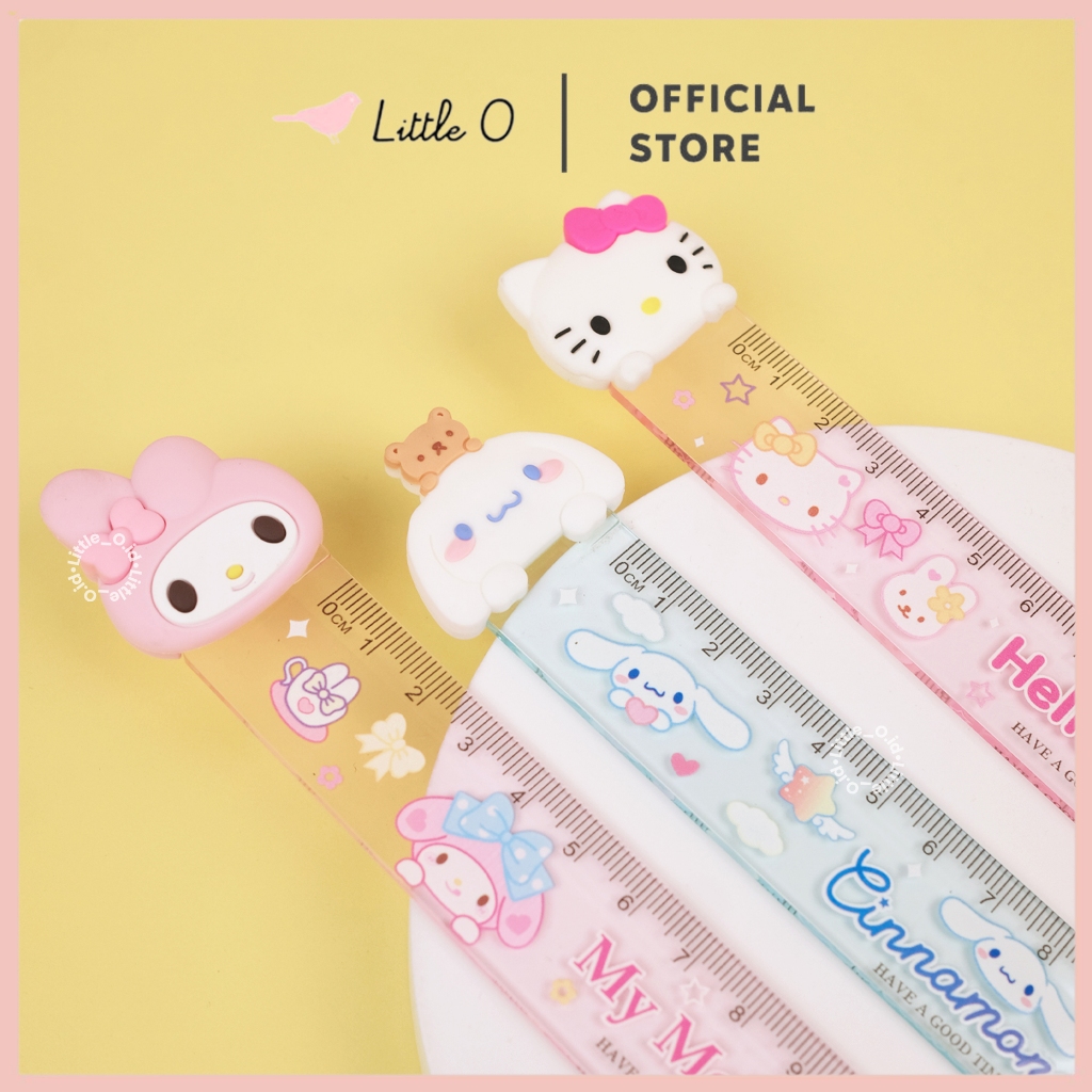 

Penggaris Head Rubber Premium Sanrio 15cm Penggaris Karakter Lucu 3D