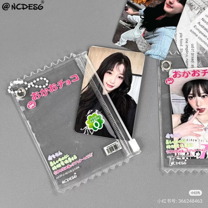 [READY] Mini Ziplock Pouch Jepang Korea Cahol Photocard Holder Kpop Sonny Angel Sylvanian Bagde Pin 