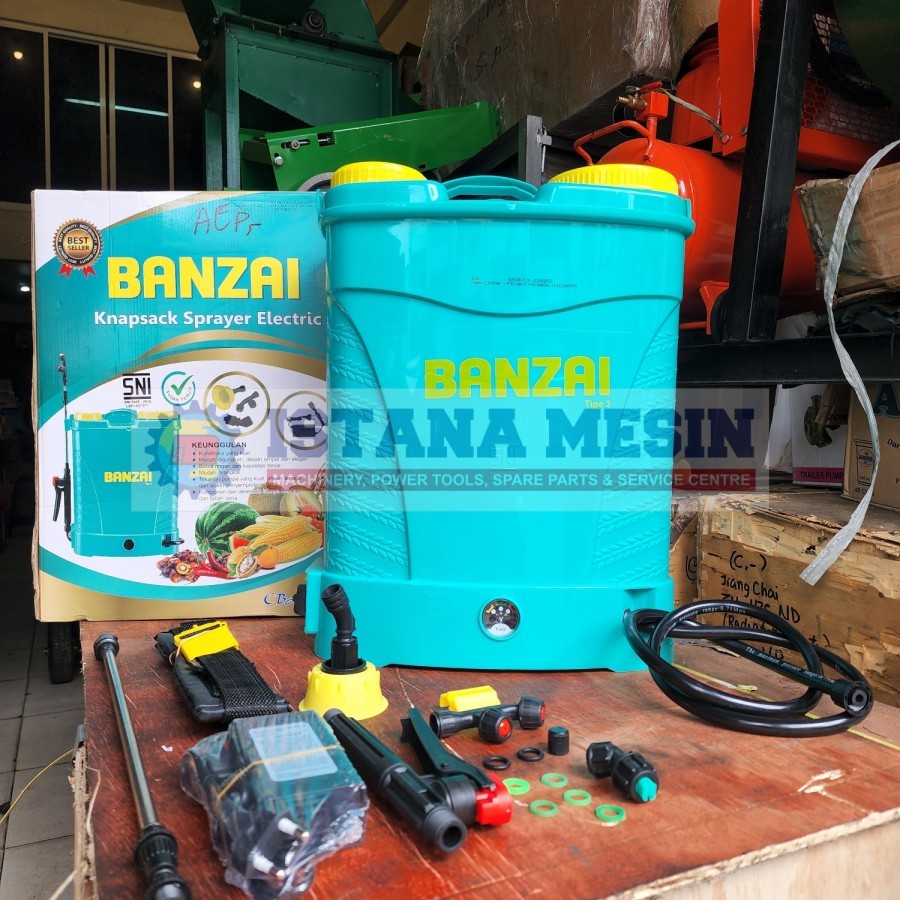 MESIN SEMPROT SPRAYER OBAT VIRUS HAMA BANZAI SPRAYER ELEKTRIK BATERAI